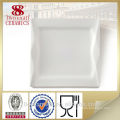 White melamine plate, wholesale dinnerware, ceramic tableware